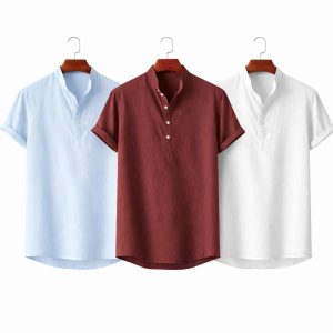 Premium Cotton Henley