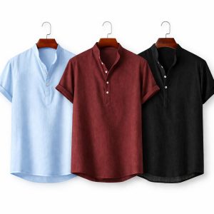 Premium Cotton Henley