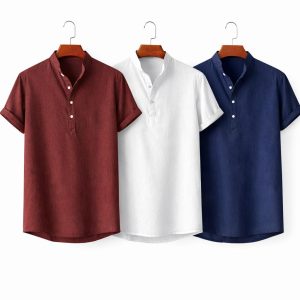 Premium Cotton Henley